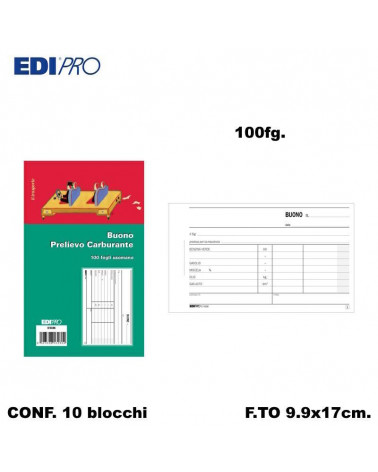 EDIPRO BLOCCO PRELIEVO CARBURANTE 9.9x17 E5326 [10PZ]