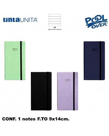 TINTA UNITA TACCUINO 9x14 CON ELASTICO 1R