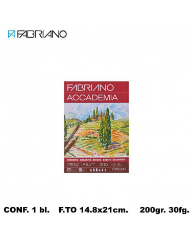 FABRIANO ACCADEMIA 200DIS 14,8X21