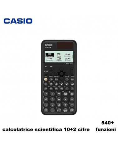 CASIO CALCOLATRICE SCIENTIFICA FX991CW 10+2 CIFRE 540 FUNZIONI