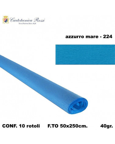 C.ROSSI CRESPO 40GR.50X250CM. CELESTE 224 [10PZ]
