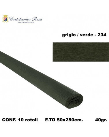 C.ROSSI CRESPO 40GR.50X250CM. VERDE MARCIO 234 [10PZ]