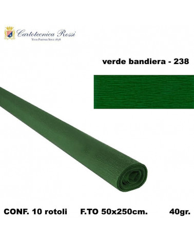 C.ROSSI CRESPO 40GR.50X250CM. VERDE BANDIERA 238 [10PZ]