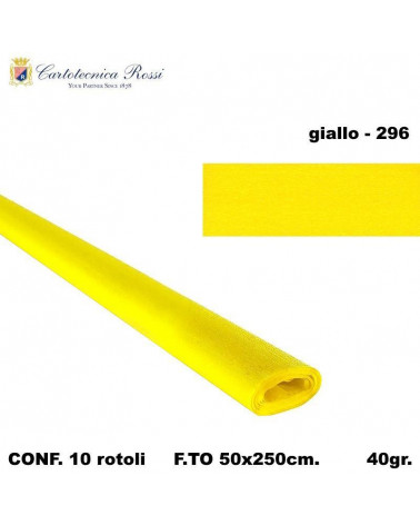 C.ROSSI CRESPO 40GR.50X250CM. GIALLO 296 [10PZ]