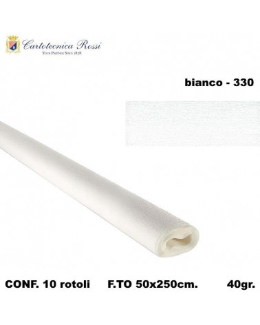 C.ROSSI CRESPO 40GR.50X250CM. BIANCO 330 [10PZ]
