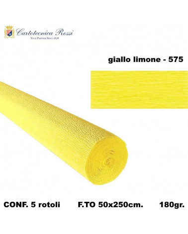 C.ROSSI CRESPO 180GR.50X250CM. GIALLO CANARINO 575 [5PZ]
