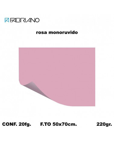 BRISTOL MONORUVIDO 50X70 ROSA[20FG]