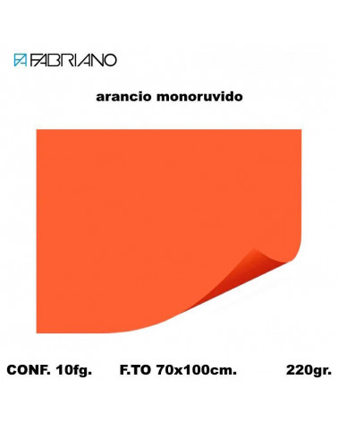 BRISTOL MONORUVIDO 70X100 ARANCIO[10FG]