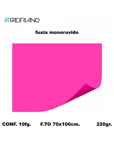 BRISTOL MONORUVIDO 70X100 FUXIA[10FG]