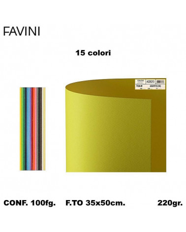 FAVINI PRISMA 220GR.35x50 COLORATO [100FG]