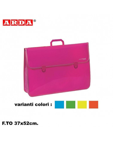 ARDA VALIGETTA CON SOFFIETTO FLUO 37x52cm.