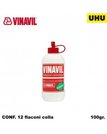 UHU COLLA VINAVIL 100GR.12PZ.