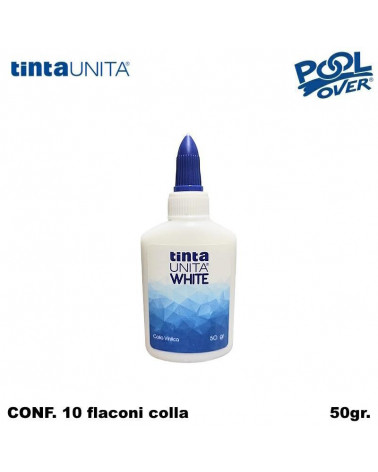 TINTA UNITA COLLA VINILICA 50gr.10pz.