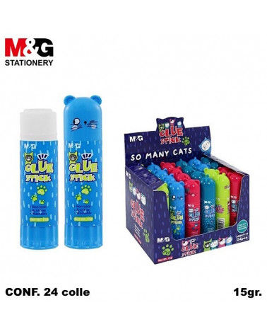 M&G COLLA STICK SO MANY CATS 15gr. [24PZ]