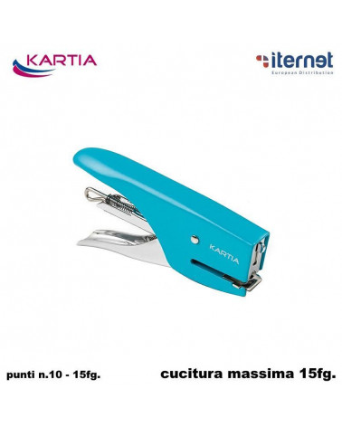 ITERNET CUCITRICE PINZA MINI PUNTO 10 CON PUNTI TURCHESE