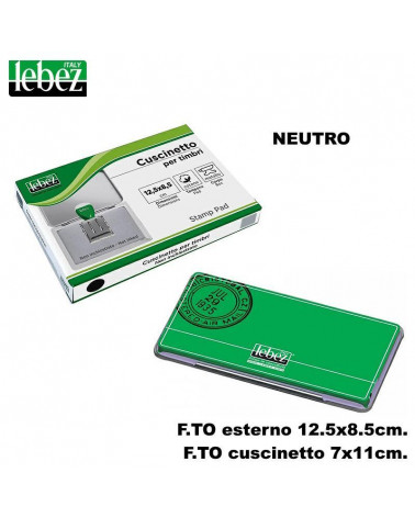 LEBEZ CUSCINETTO PER TIMBRI 12,5x8,5 NEUTRO