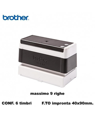 BROTHER TIMBRO NERO 40X90  AUTOINCHIOSTRANTE [6PZ]