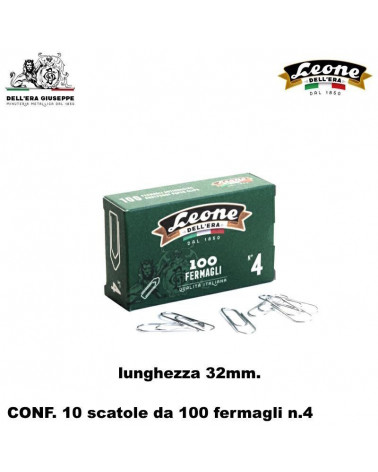 LEONE DELLERA FERMAGLI N.4 [10CF]