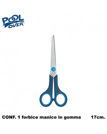POOL OVER FORBICE ACCIAIO 17CM. MANICO PLASTICA 95993