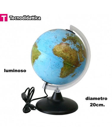 TECNODIDATTICA GLOBO ELITE LUMINOSO 20CM.