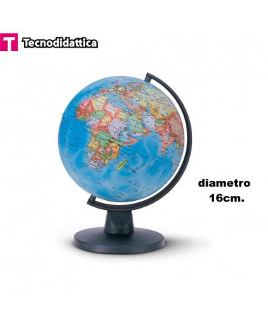 TECNODIDATTICA GLOBO MINI POLITICO 16CM.