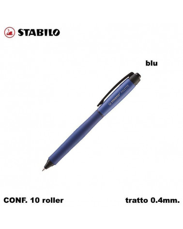 STABILO ROLLER GEL PALETTE BLU 10pz.
