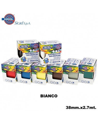 EUROCEL NASTRO ADESIVO TELATO 38X2,70 BIANCO