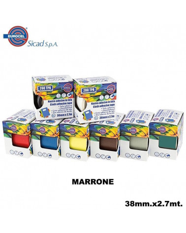EUROCEL NASTRO ADESIVO TELATO 38X2,70 MARRONE