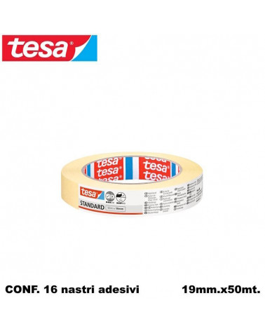 TESA NASTRO ADESIVO CARTA 19X50 CARROZZIERI [16PZ]