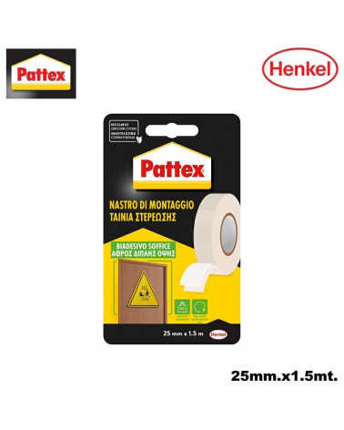 PATTEX NASTRO BIADESIVO 25X1,5