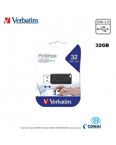 VERBATIM PEN DRIVE USB 2.0 32GB