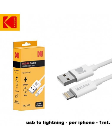CAVO USB TO IPHONE 1MT.KM0994