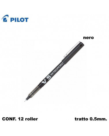 PILOT ROLLER V5 05  NERO [12PZ]