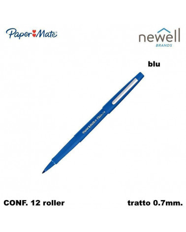 PAPER MATE MARCATORE NYLON  BLU[12PZ]