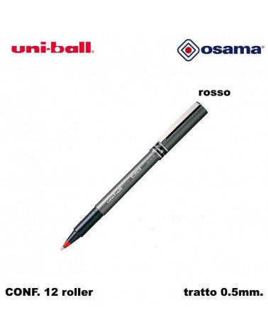 OSAMA ROLLER UNI BALL DE LUXE 12PZ. ROSSO MICRO