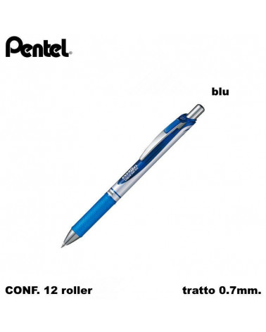 PENTEL ROLLER ENERGEL SCATTO 07 12PZ. BLU
