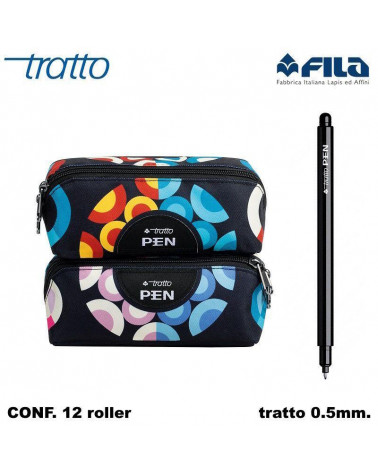 TRATTO MARCATORE TRATTO PEN POP IN POCHETTE 12col.