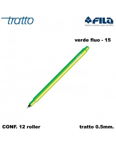 TRATTO MARCATORE PEN  VERDE FLUO 15 [12PZ]
