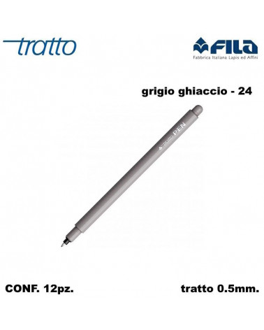 TRATTO MARCATORE PEN  GRIGIO GHIACCIO 24 [12PZ]