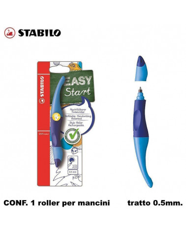 STABILO ROLLER EASY START PER MANCINI BLU