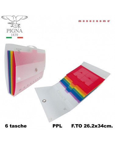 PIGNA PORTADOCUMENTI SOFFIETTO CON MANICO PPL