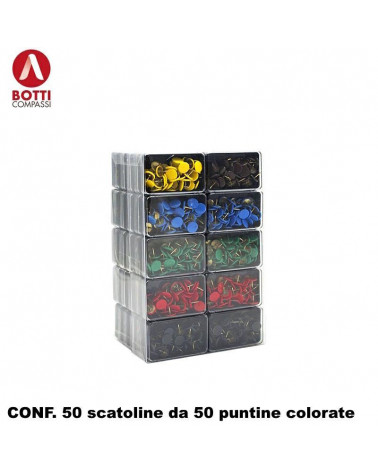 BOTTI PUNTINE COLORATE ASSORTITE [50CF]