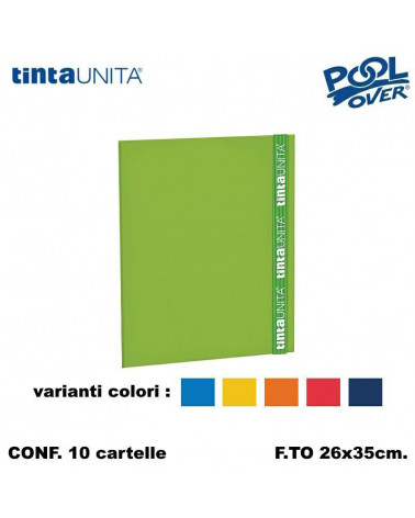 TINTA UNITA CARTELLA CON ELASTICO A4 3 LEMBI 60578 [10PZ]