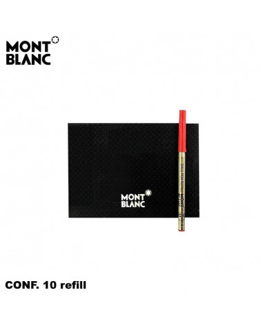REFIL MONTBLANC SFERA  ROSSO P.M. [10PZ]