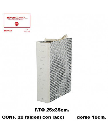 BREFIOCART FALDONE CON LACCI DORSO 10 [20PZ]