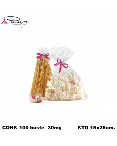 PNP BUSTE CELLOPHAN 15X25 C/PATELLA [100PZ]