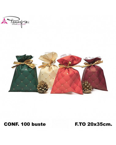 PNP BUSTE REGALO 20x35 VELOUR [100PZ]