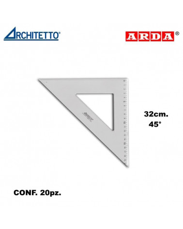 ARCHITETTO SQUADRA 32CM. 45' 44111 [20PZ]
