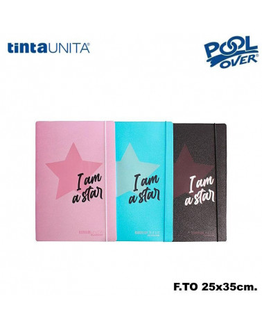 TINTA UNITA CARTELLA CON ELASTICO 25X35 PPL GLAMOUR 50120