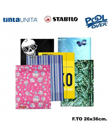 TINTA UNITA CARTELLA CON ELASTICO A4 PPL STABILO 50294